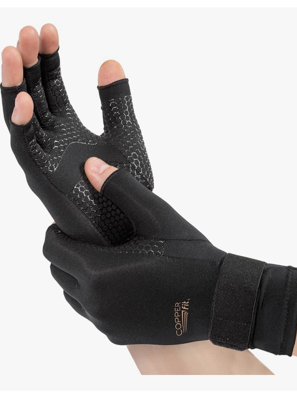 Copper Fit Unisex Hand Relief Compression Gloves. Moderate compression. Size S/M